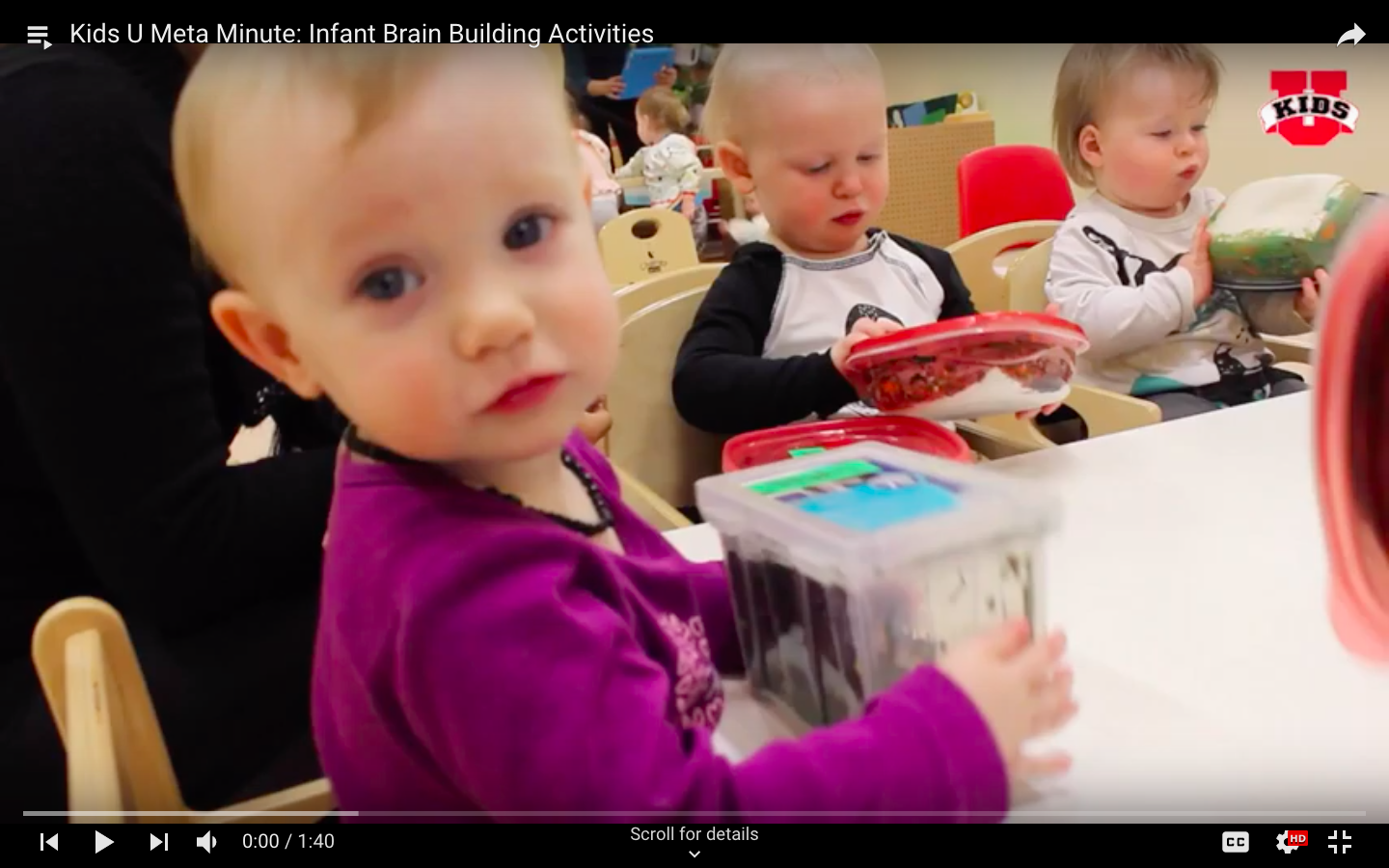 KidsU Infant Brain Building Activities
